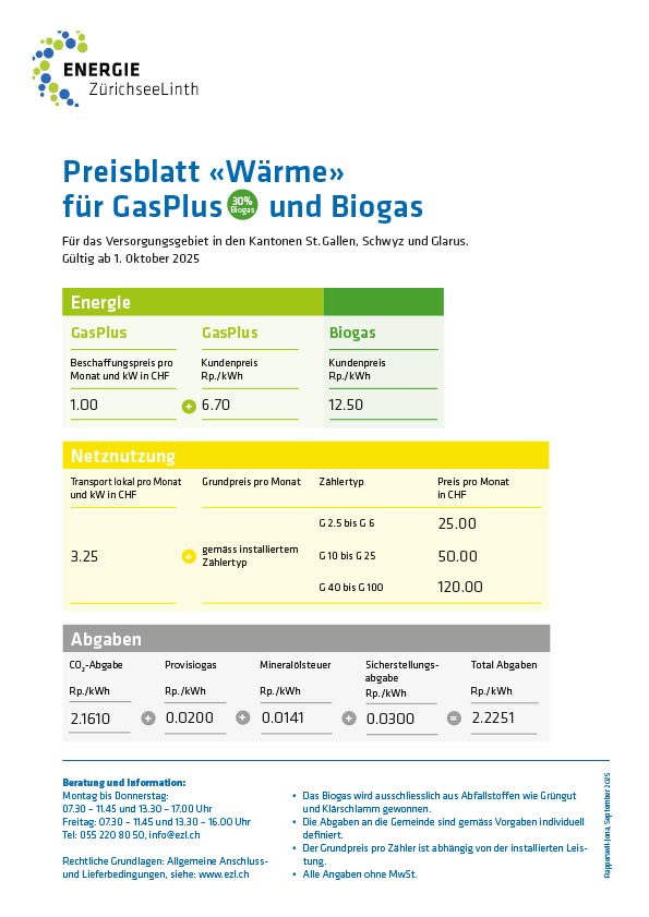 Preisliste 2025 01 Waerme